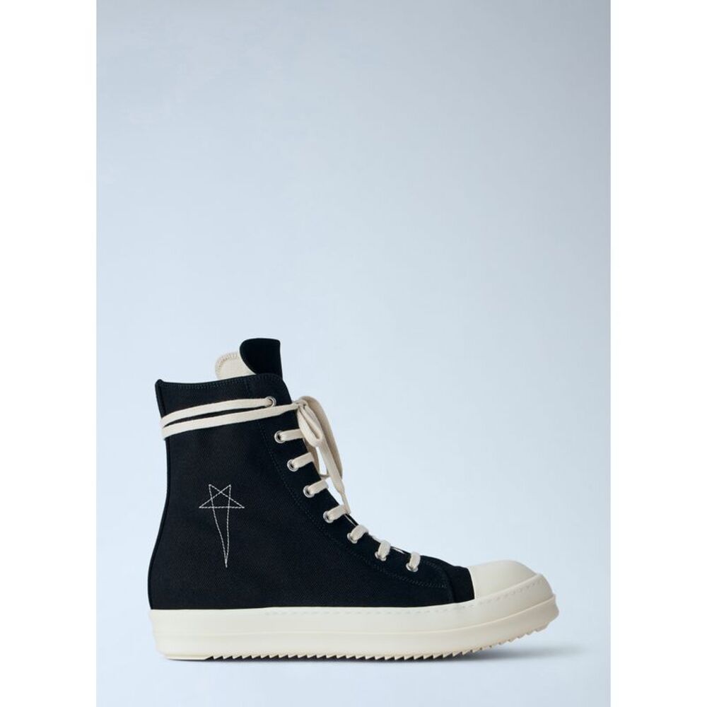 Rick Owens Drkshdw Men High-Top Canvas Sneakers